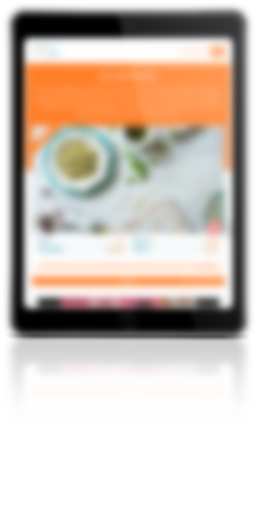 mockup dello sviluppo del sito web responsivo su tablet crowdfundme