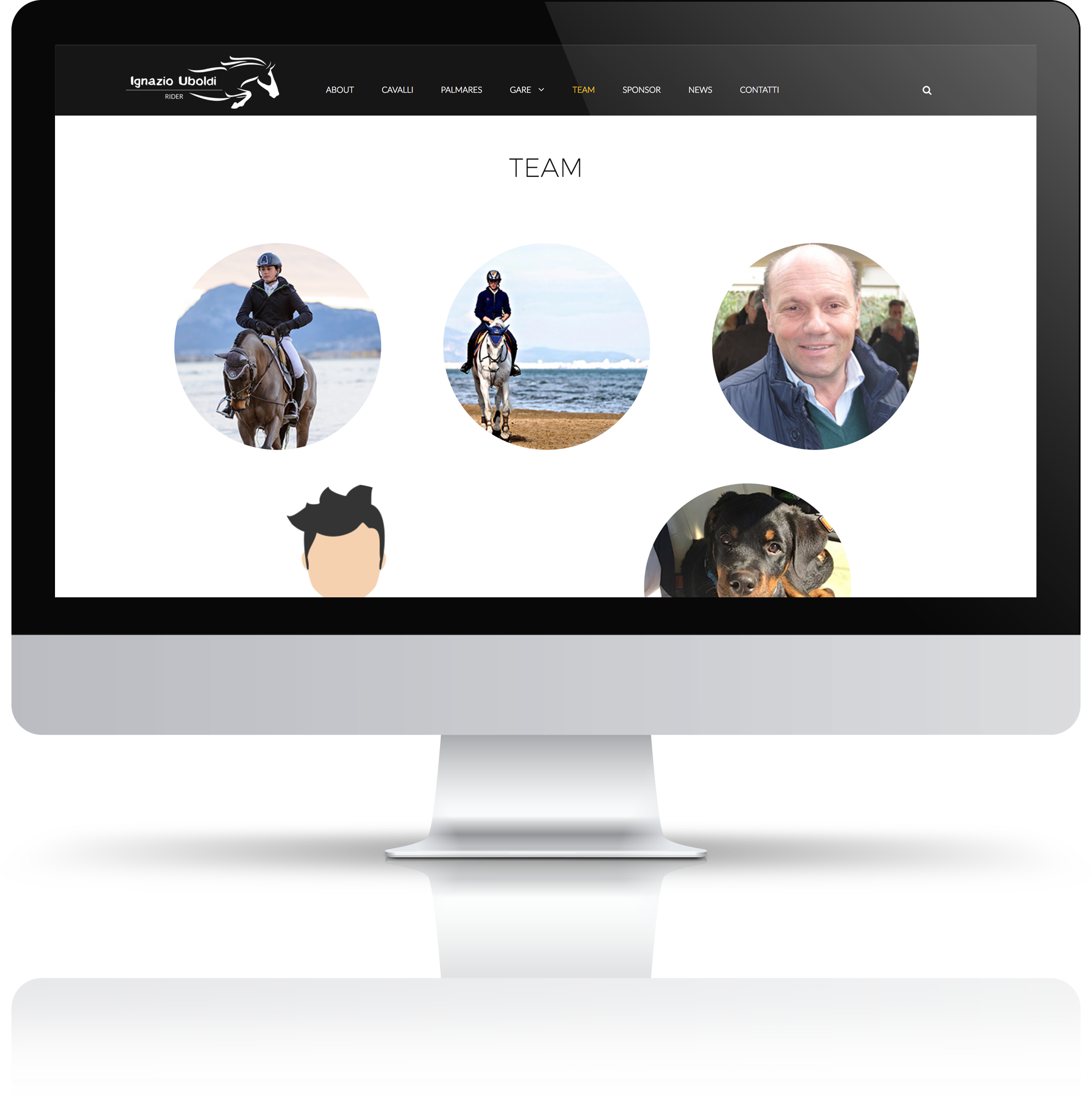 mockup tablet sviluppo sito web responsivo ignazio uboldi