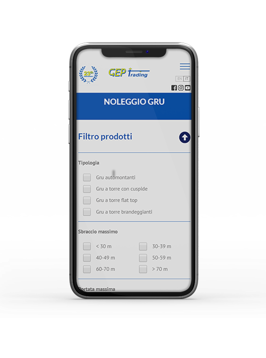 MockUp responsive GEP Trading