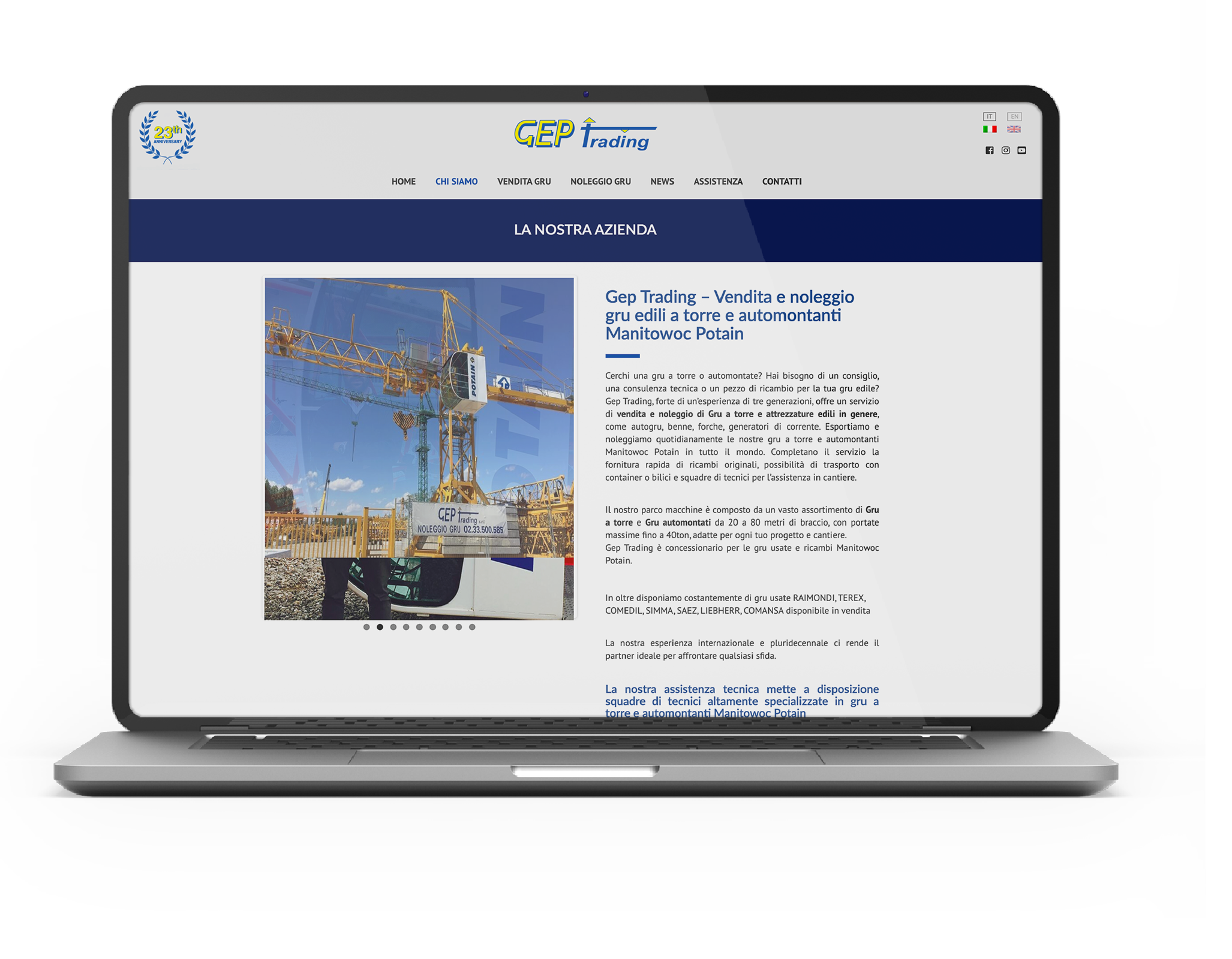 Sito web GEP trading